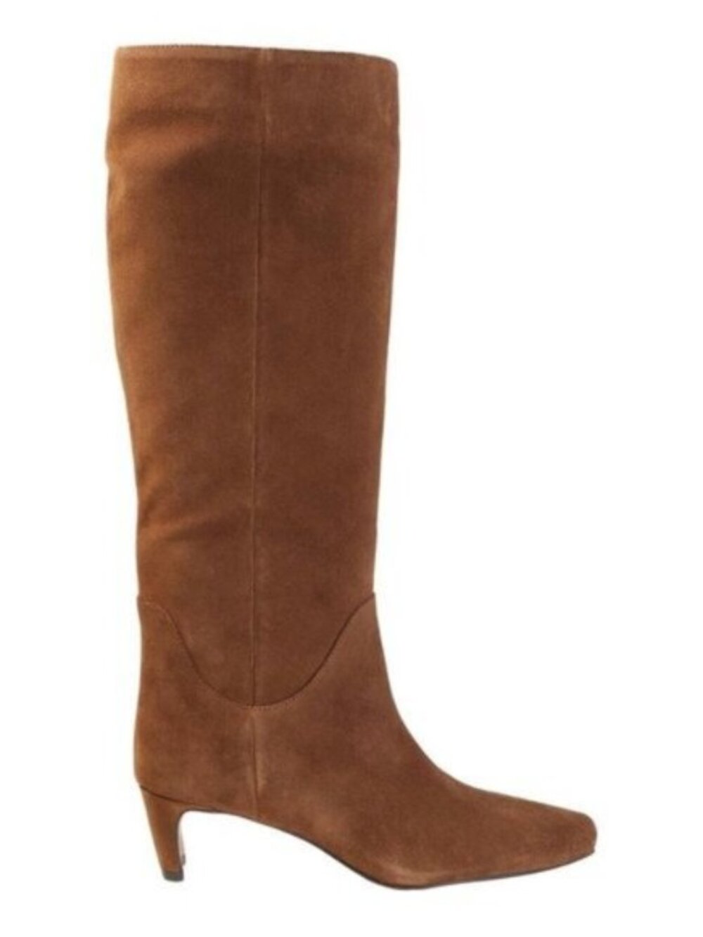 New Vince Camuto Avriah Tall Leather Suede Kitten Heel Boot